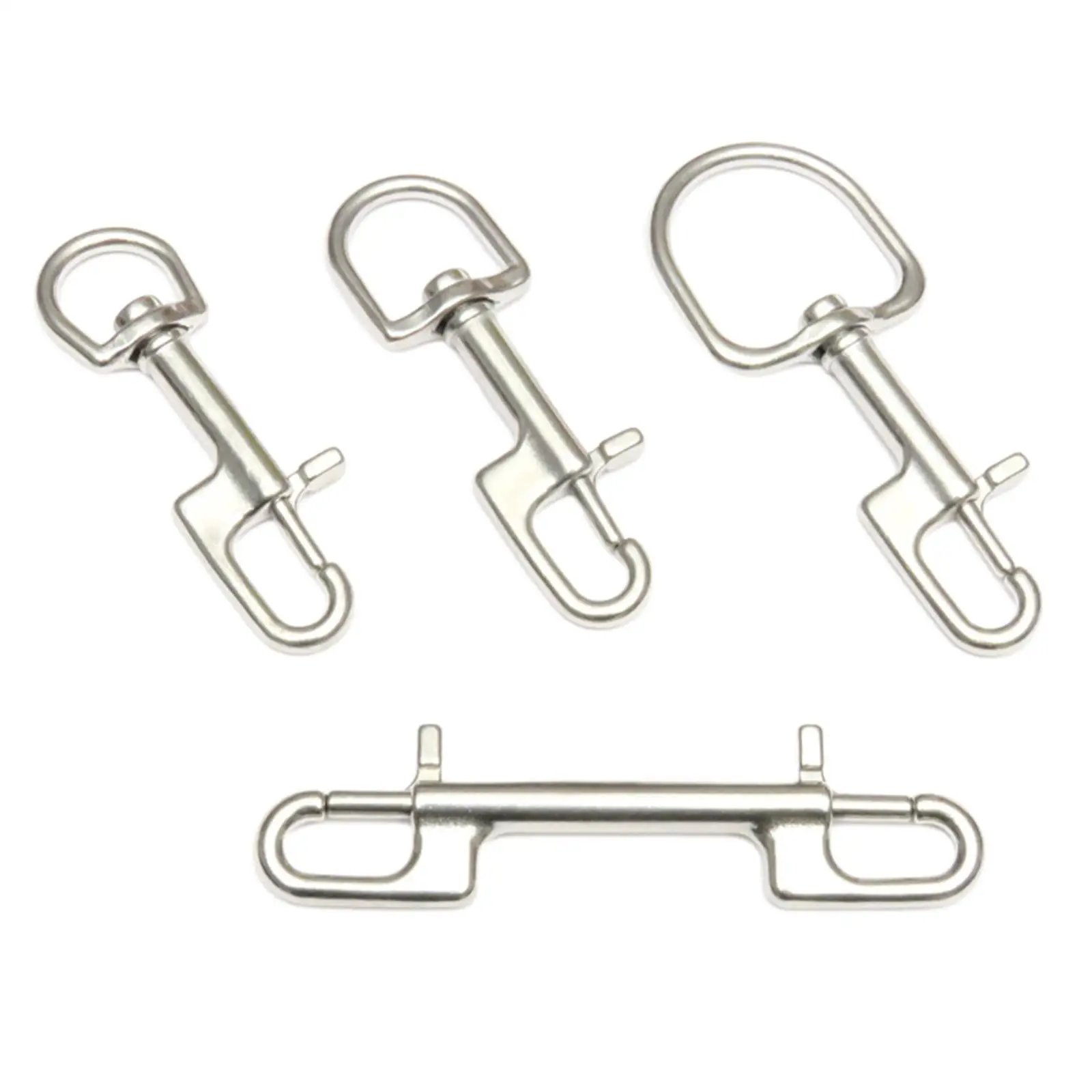 Durable swivel eye snap hook, underwater hook, stainless steel clip hook,