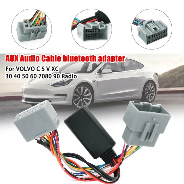 For Volvo C30 S40 V40 V50 S70 C70 V70 XC70 S80 XC90 Car Bluetooth Module AUX IN Audio Adapter Car Audio Receiver Accessories AliExpress