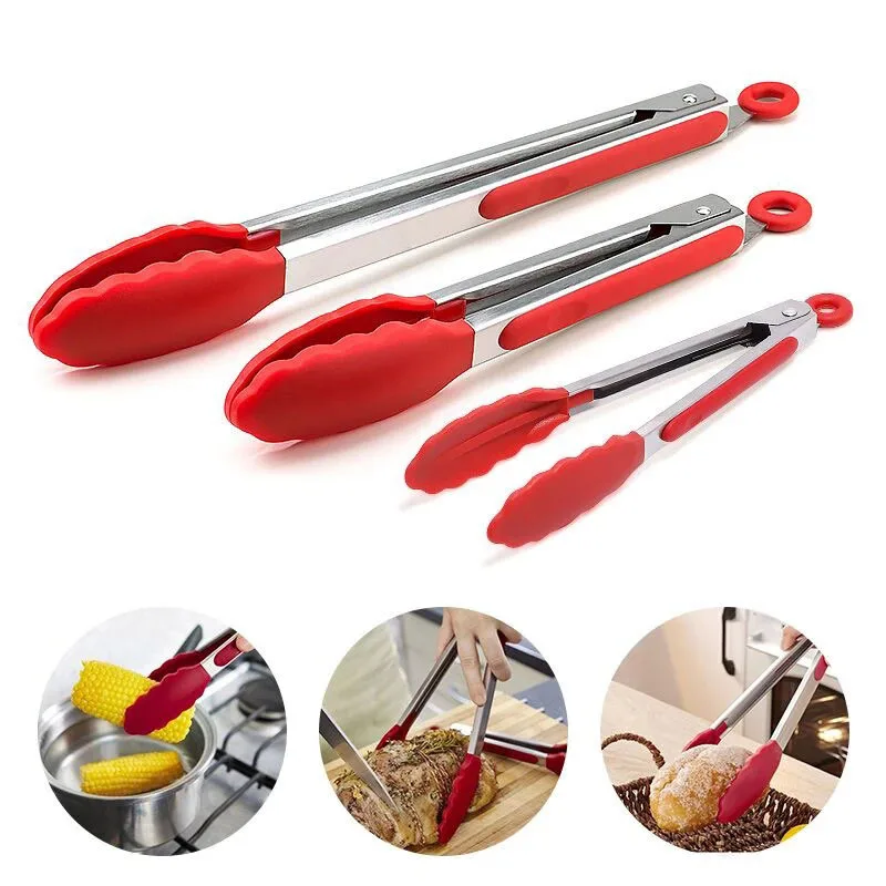 Silicone-Food-Tong-Stainless-S
