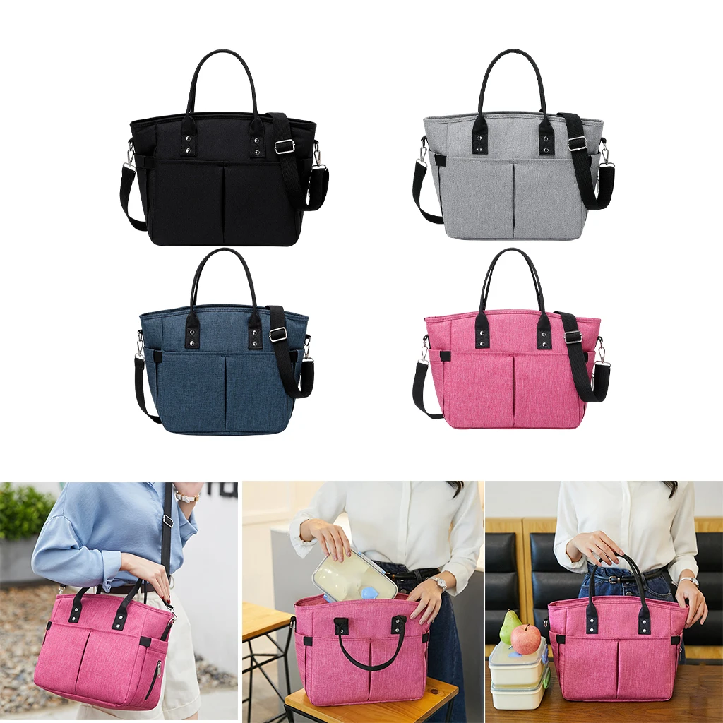 Portable Lunch Bag Insulated Lunch Box Travel for Women Men Picnic Case