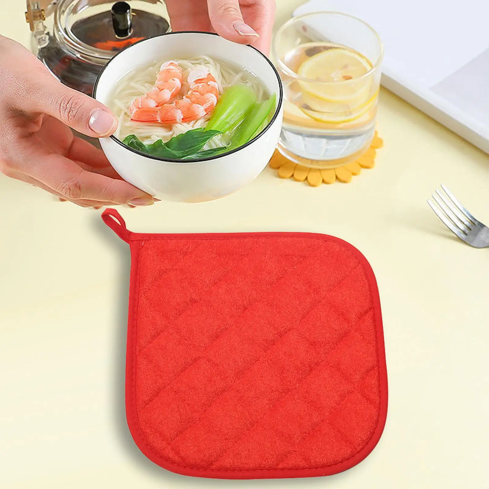 Oven Mitts Potholders Baking Gloves Holder Table Placemats for Household
