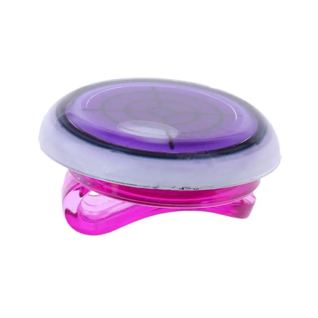 Functional Level  Magnetic hat Visor Clip Golf Ball Marker Golfer Gift Purple 