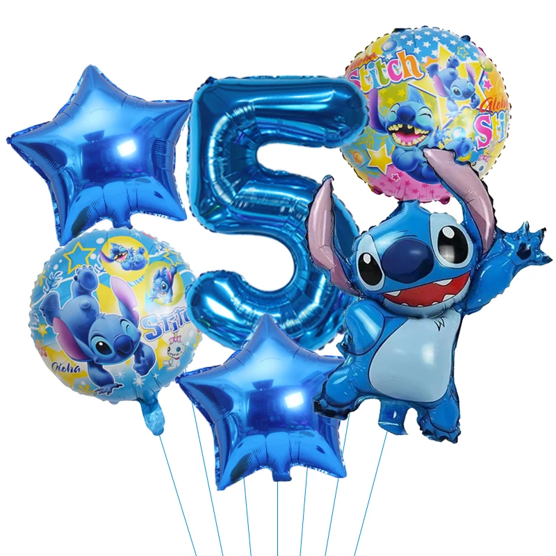 Disney Stitch Kids Birthday Party Decoration Balloons