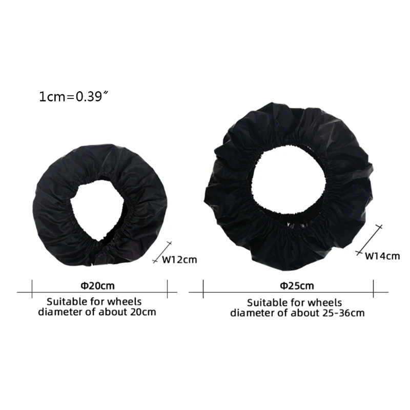 2Pcs Baby Stroller Wheel Cover Dustproof Wheelchair Tire Protector Infant Pushchair Pram Wheel Anti-Dirty Oxford Cloth Accessori best stroller for kid and baby
