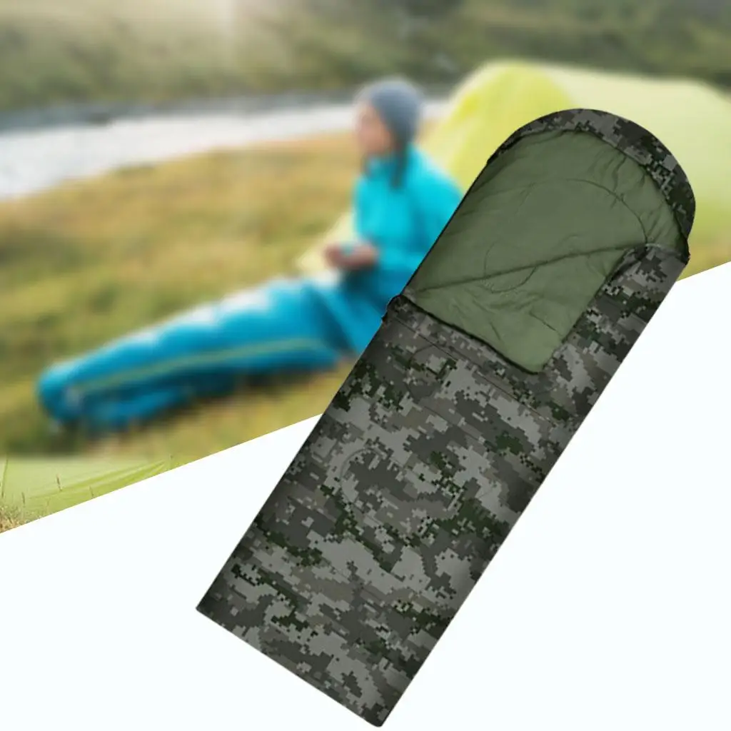 Single Envelope Sleeping Bag Lightweight for Camping Outdoor Adventures Tent