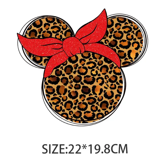 Leopard Print Minnie Badge Reel – StainedSplinters