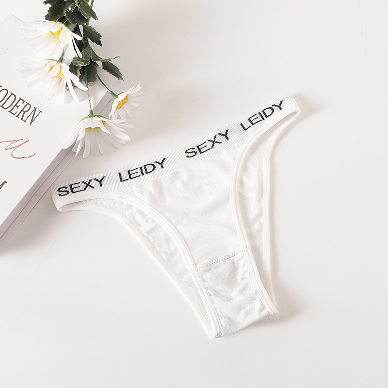 OllyMurs Women Ribbed Low Rise Thong Panties Additional Image 1