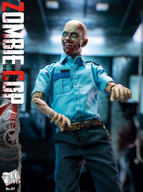 7CC TOYS 07 1/6 Male Police ZOMBIE COP NO07 Full Set 12inch