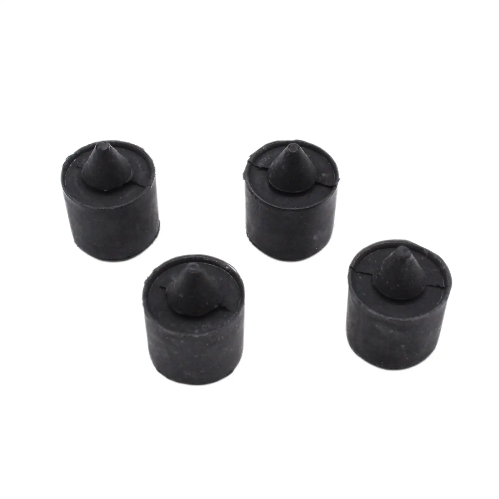 4 Pieces Vehicle 16.5mm Exterior Rubber Bumpers W705903S300 W705903-S300 Black for Ford F150 Escape Ranger Replace