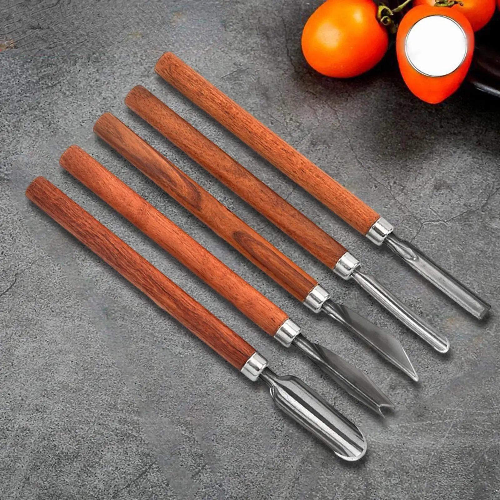 Multifunctional Carving Knife Sharp Culinary Carving Tool Food Garnishing Sculpting Modeling Cutting for Kitchen Home Restaurant