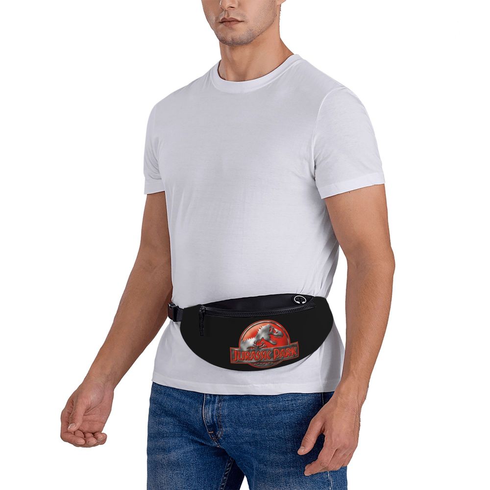 Homens Moda Sci Fi Dinossauro Crossbody Saco