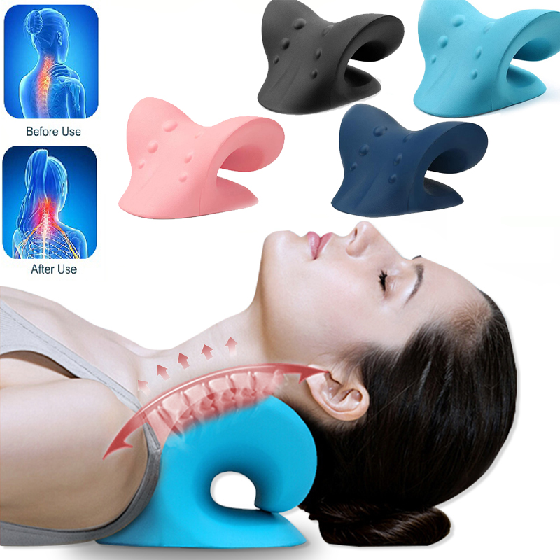 Best of Neck Massager Pillow Cervical Spine Traction Device Neck Stretcher Chiropractic Relaxer For Personal Health Care Pain Relief Reviews & Tips