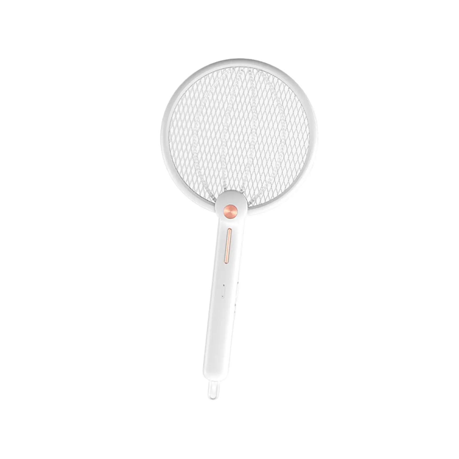 Fly Swatter with 3 mesh 2 in 1 Folding USB Handheld Standing Bug Zapping Racket for Camping Household Office Home Outdoor