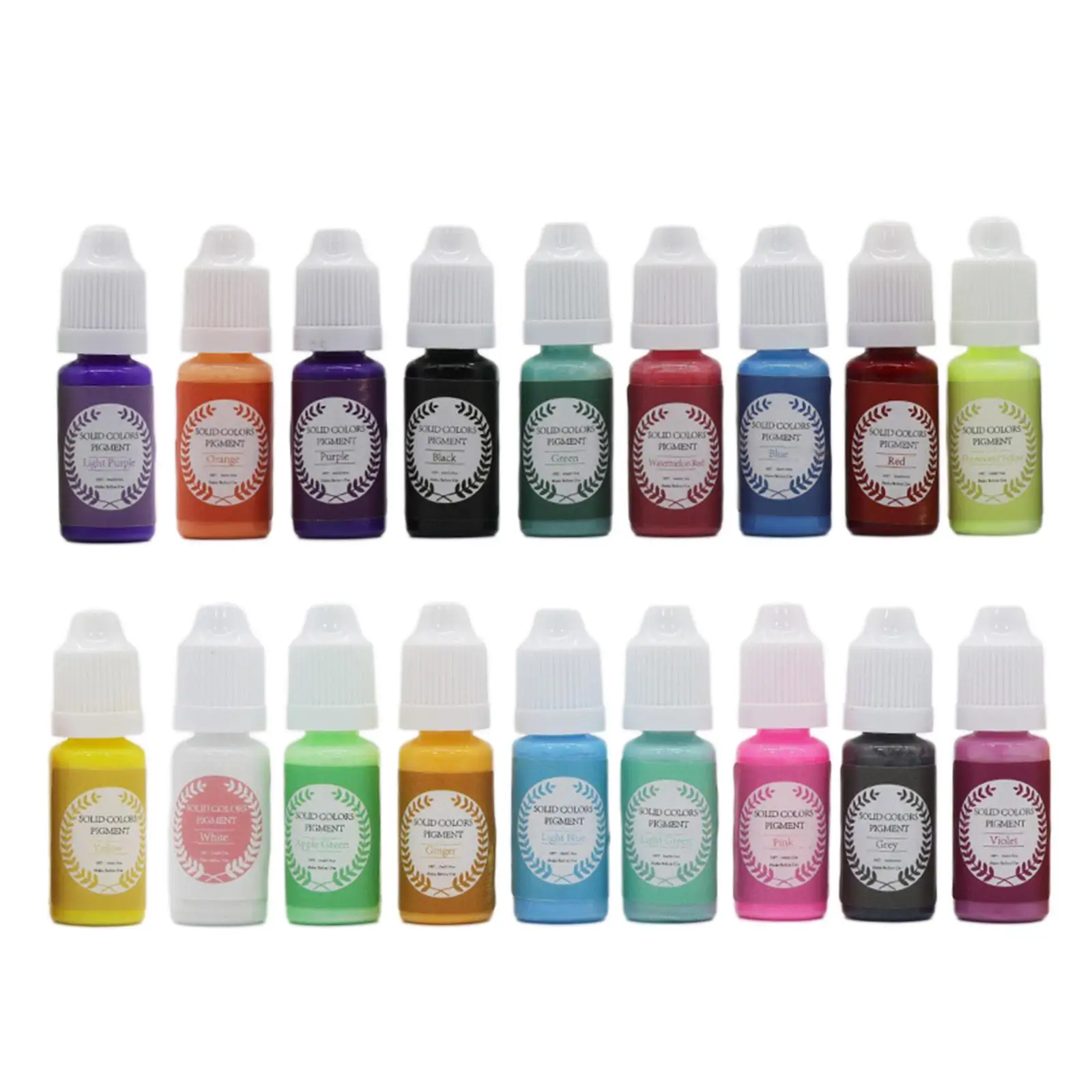 Alcohol Ink Set - 18 Vibrant Colors Alcohol Based Ink, Concentrated Epoxy Resin Paint Colour Dye, for Epoxy Resin Handmade Art