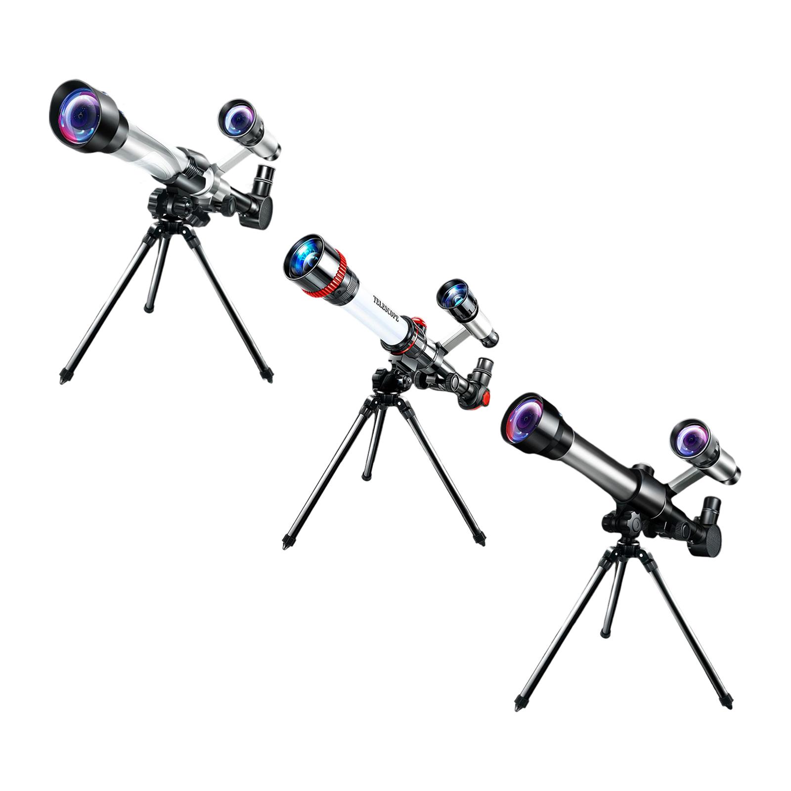 Portable 60mm Caliber Telescope with Finder Scope Tripod for Kids Fully Multi Coated Optics Panning Handle Durable Accessories