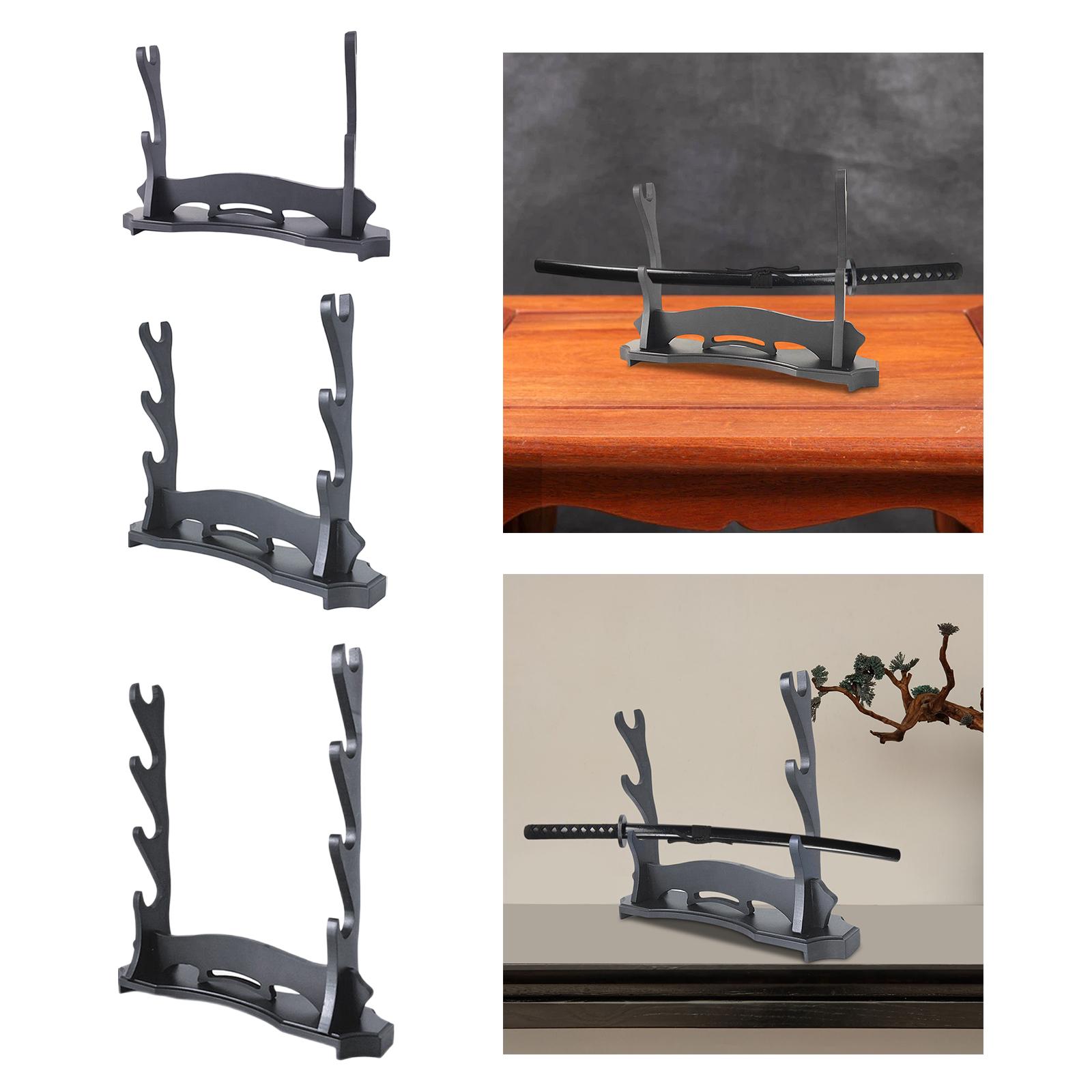 Japanese Samurai Sword Stand Display Knife Stand Bracket Katana Horizontal Home Decoration Support Rack Holder