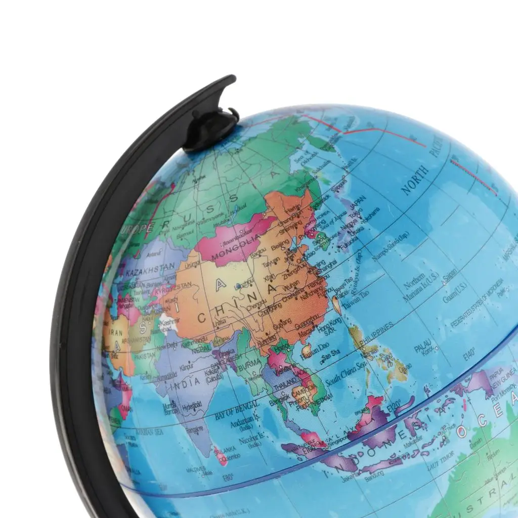 3xInteractive Globe Desktop World Map Spinning Globe for Study Kid`s Bedroom