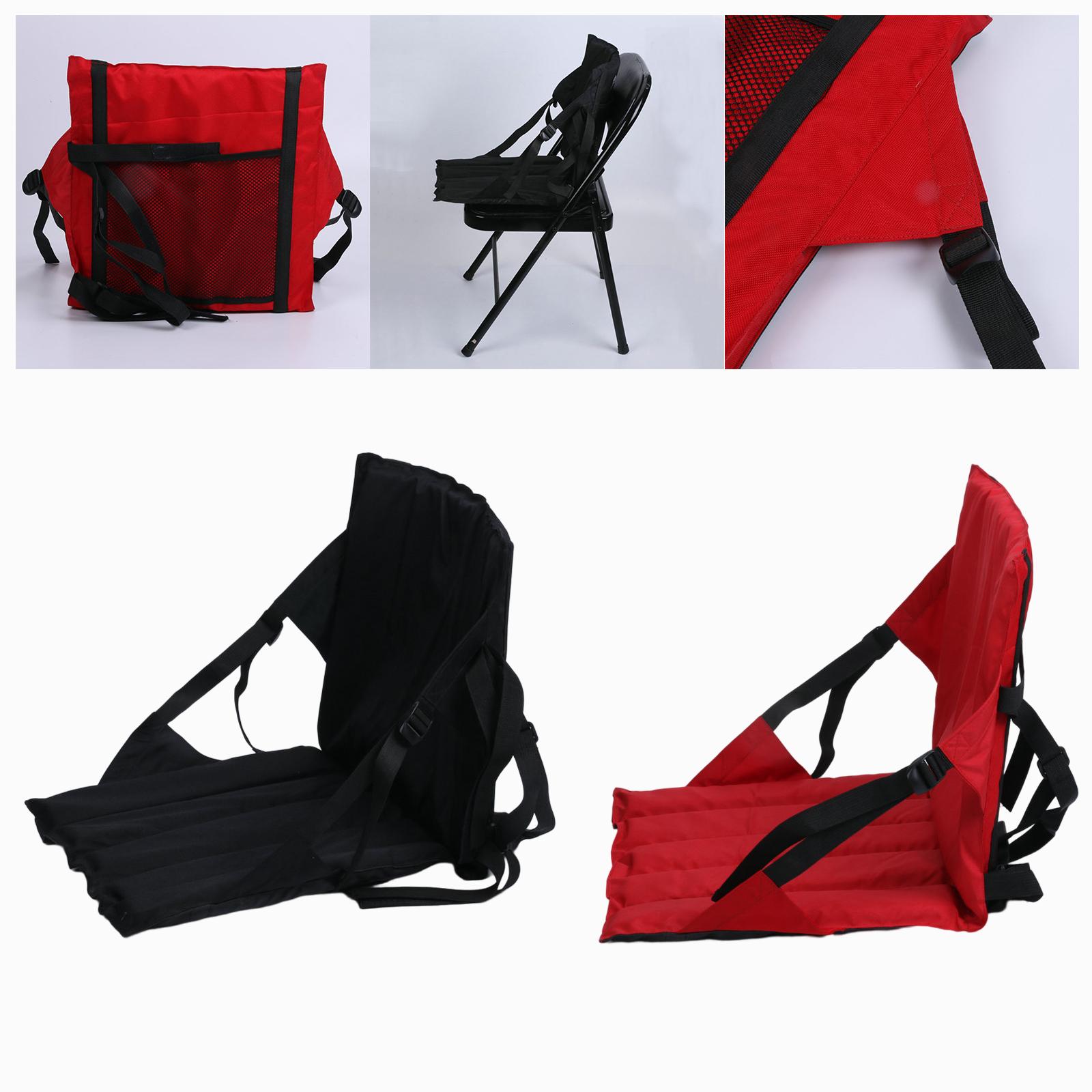 Kayak Seat Wear Resistant Comfortable with Mesh Pocket Floor Chair Folded Seat Cushion for Events Outdoor Boat Rafting Bleacher