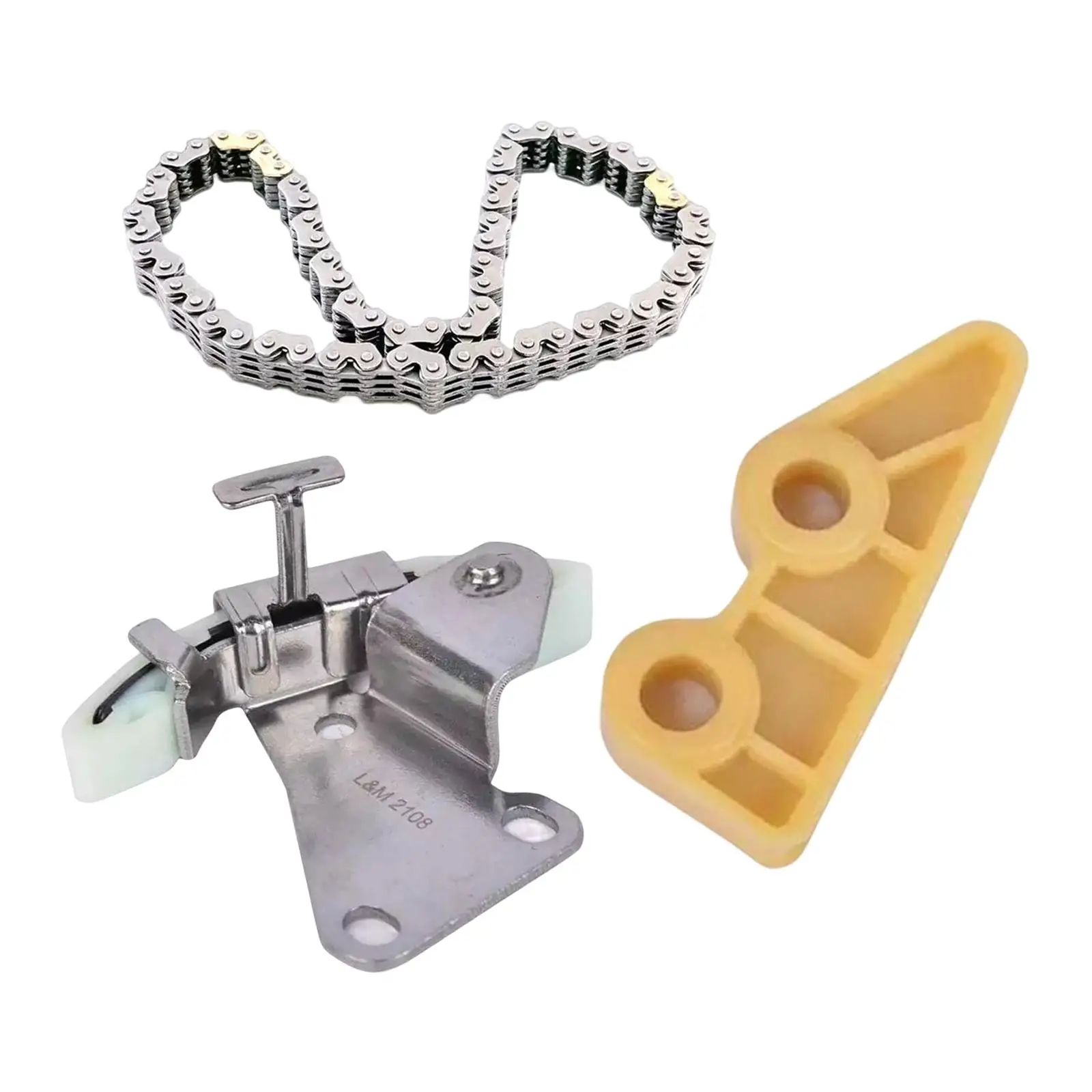 Vehicle Car Oil Pump Chain Tensioner Guide Set Easily Install Replaces 13460-Pnc-004 Durable Accessory