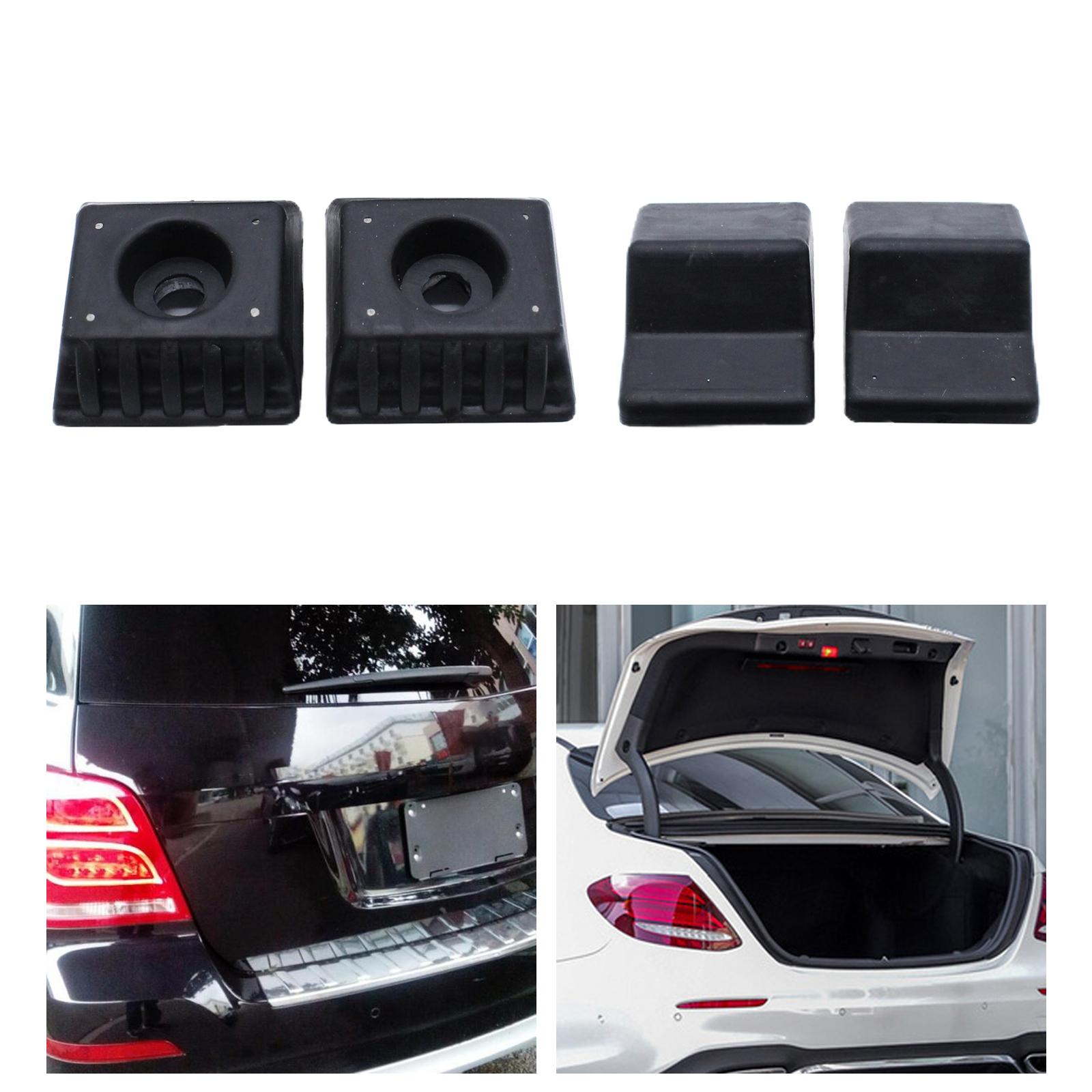 4 Pieces Rear Trunk Stop Buffer A1247580044 Rear Attack Mount Lid Stop Set 124 A124 C124  1247580144 Upper & Lower