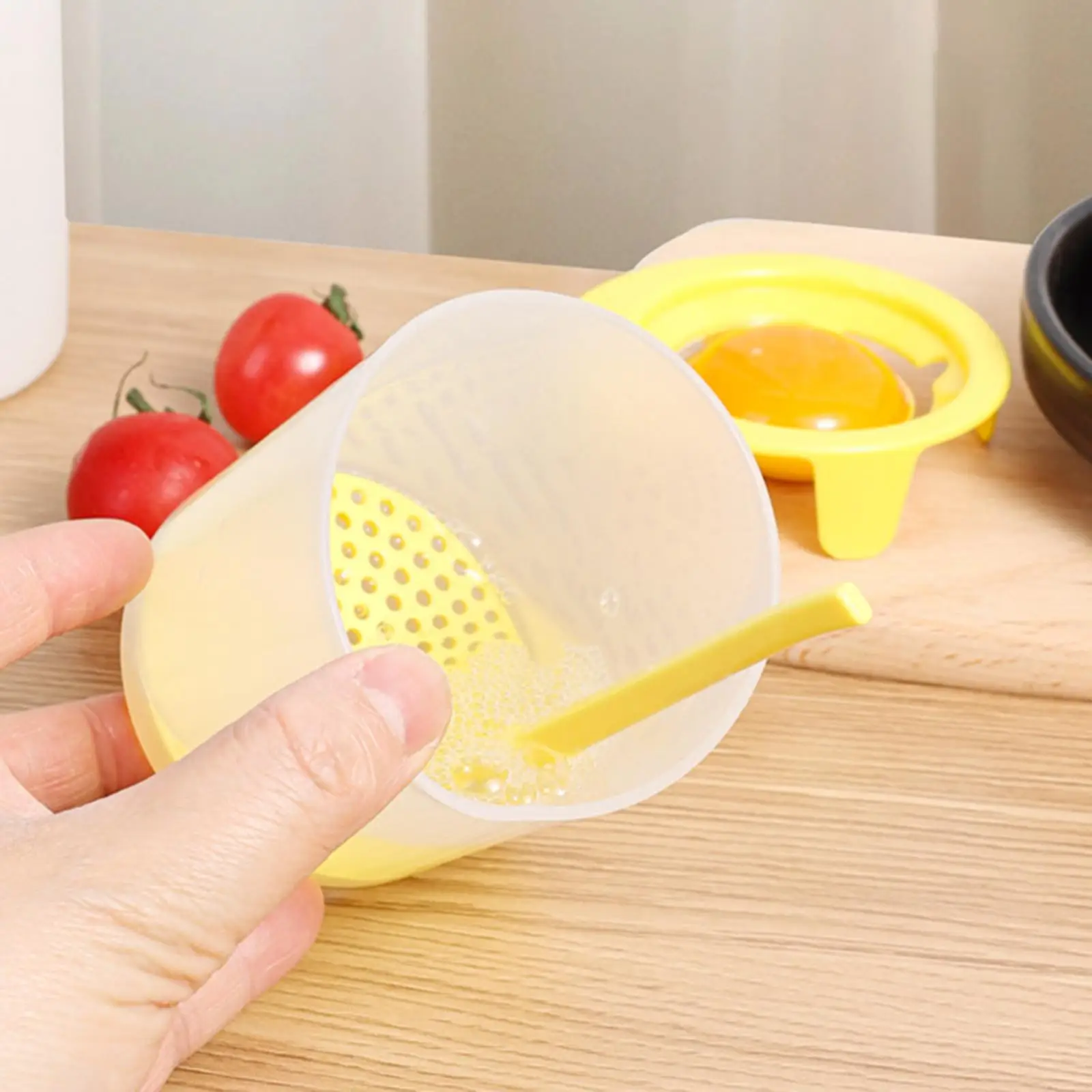 Egg Separator Cream Foame Egg White Separation Egg Fluff y Manual Egg-Beating Household Baking Tools for Home Kitchen