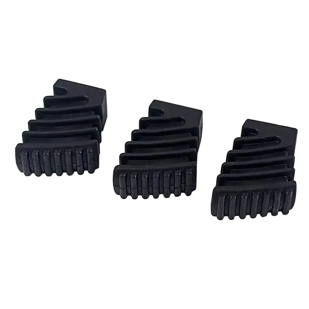 3 Pieces Small Rubber Feet Drum Rack System Feet for Drum Hardware