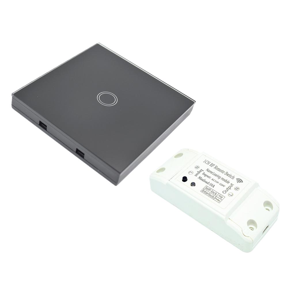 220V 433M Relay Wireless 1-way Touch Remote Control Door Opener Transmitter