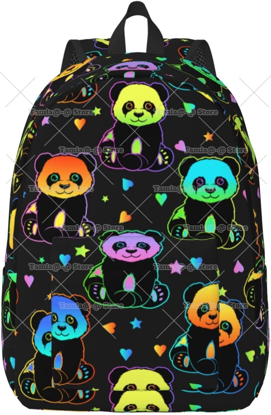 Mochila Pandas Misteriosa para Homens e Mulheres,