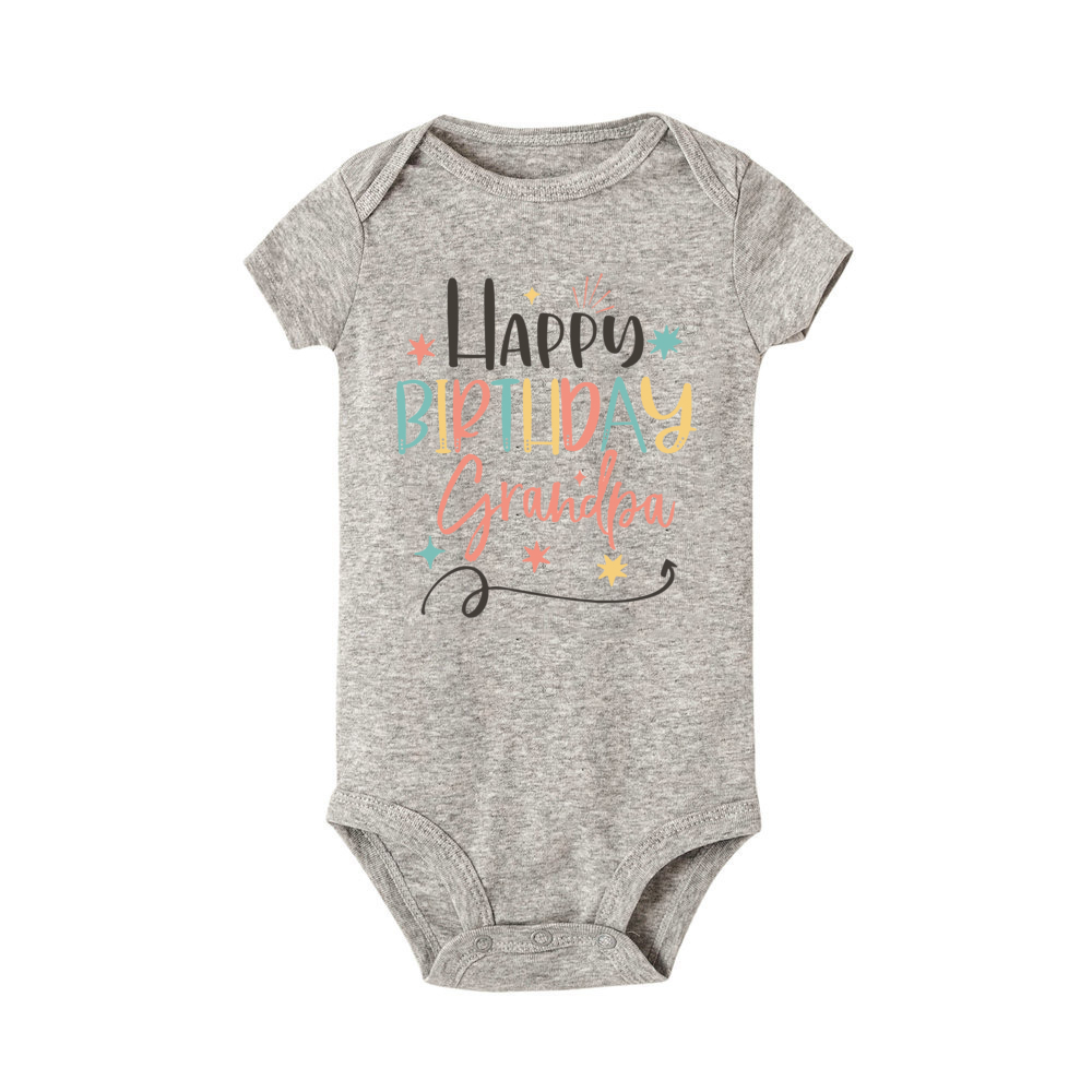 Alles Gute zum Geburtstag zum besten Opa und Oma Baby-Body, Großeltern, Geburtstagsfeier, Baby-Outfit, Kleinkind-Overall, beste Geschenke – Detail 6