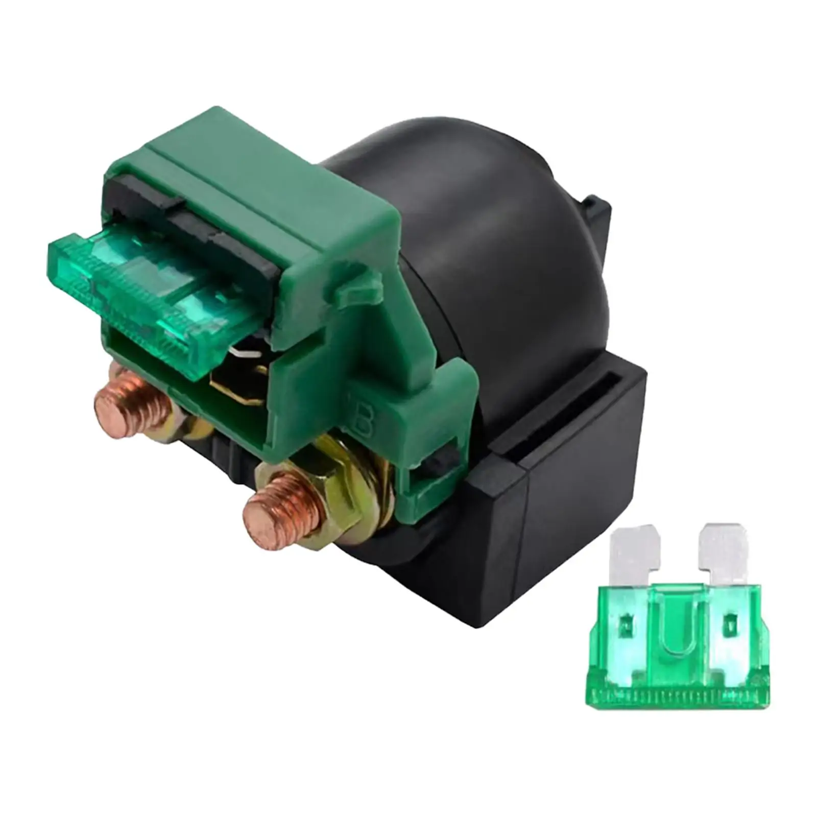 Starter Motor Solenoid Relay Electrical Relay Switch with Fuse Fit for Suzuki GS500 1990-09 Gw250 GSX250R DL250 Parts Supplies
