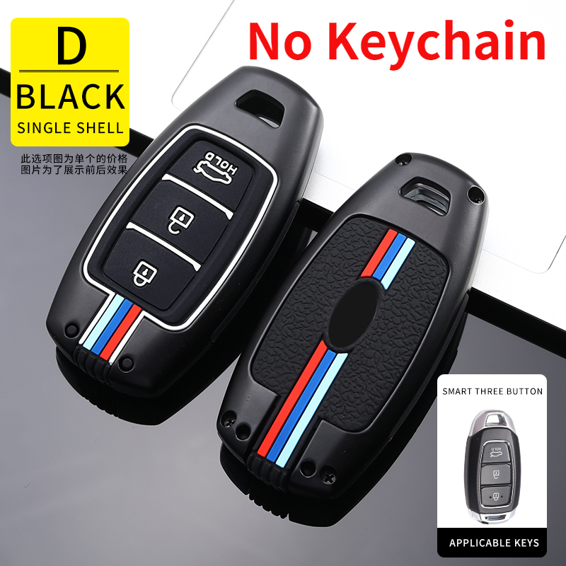 Portachiavi in lega per auto per Hyundai Palisade Grandeur Azera Elantra GT Kona 2018 2019 accessori per la copertura della protezione del telecomando intelligente - S2cafcdca808d4af8a26e9092e1dd0e4bE