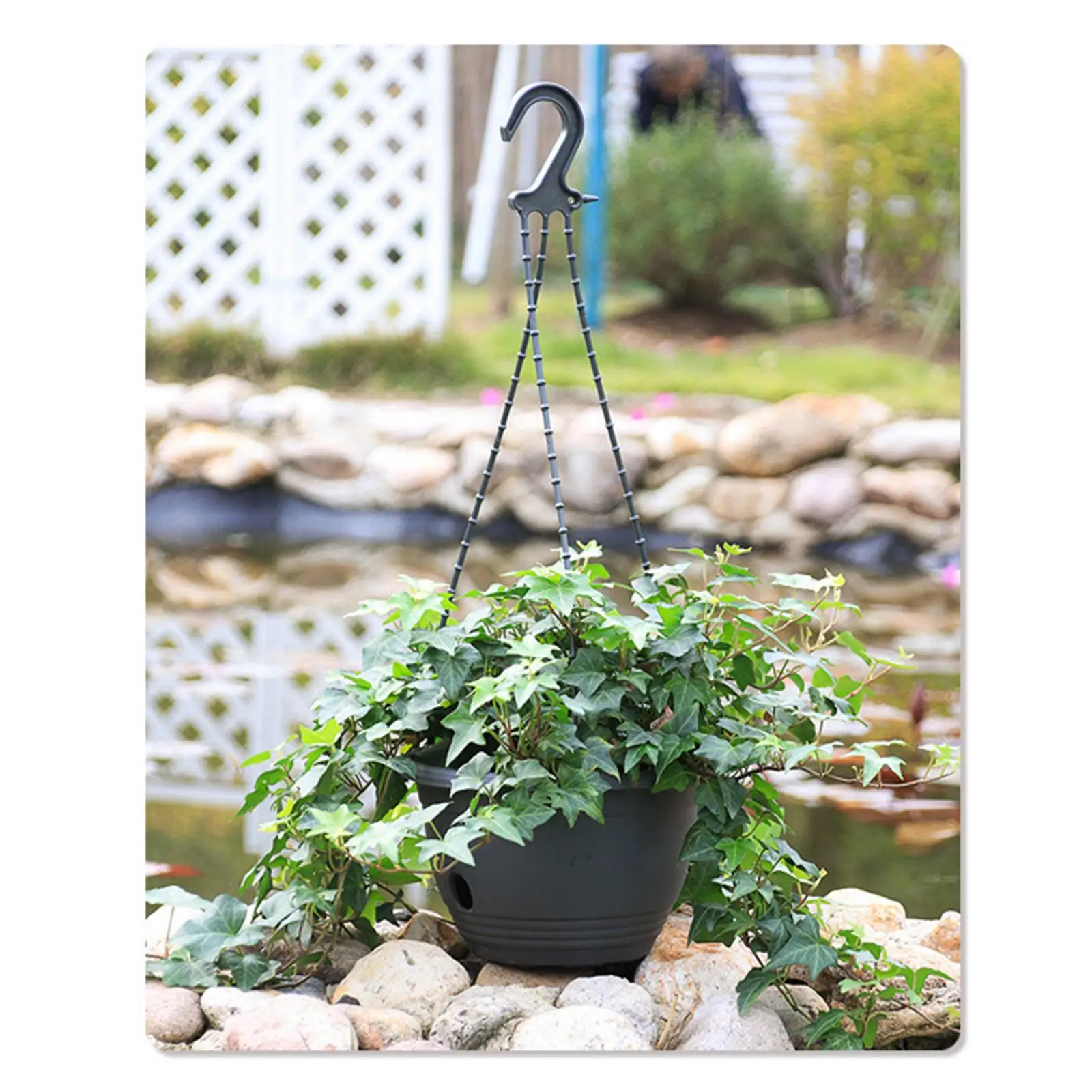 Hanging Planters Self Watering with Detachable Hanger for Home Patio Decor