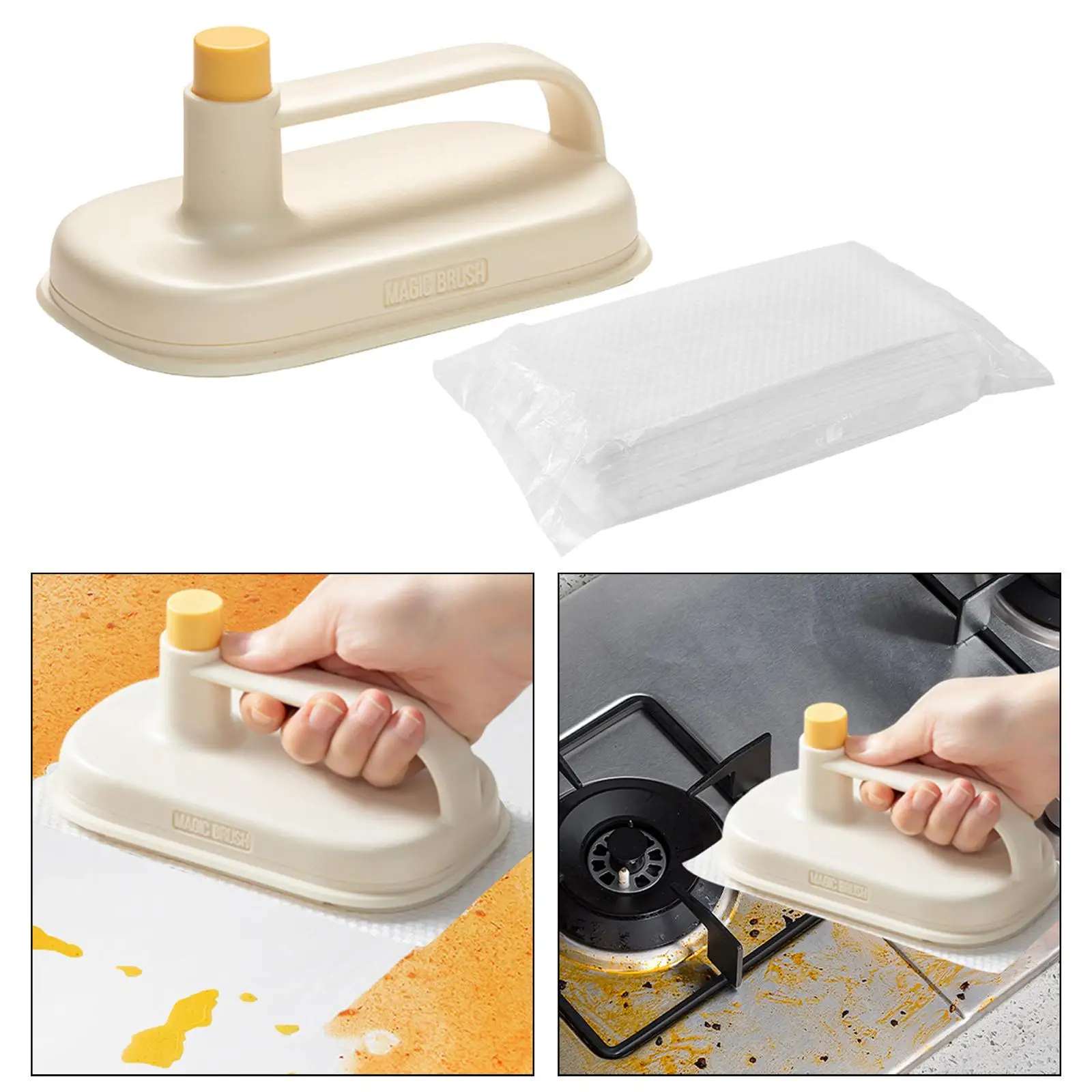 Scrub Sponge Washable Effortless Cleaning Reusable Multipurpose Sponges Kitchen for Household Kitchen Bathroom Pots and Pans