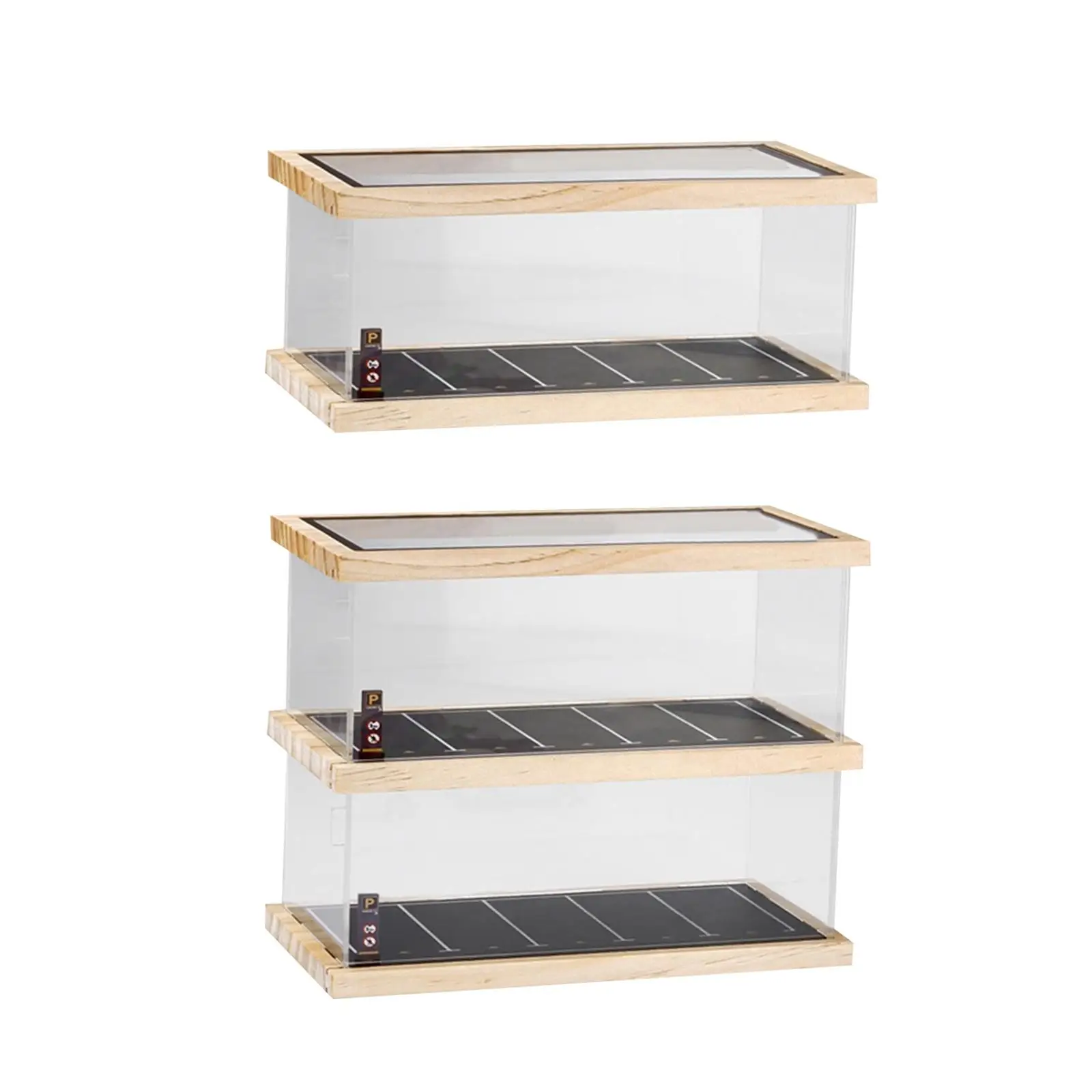 1/64 Display Case Storage Organizer Multipurpose for Living Room Bookshelf