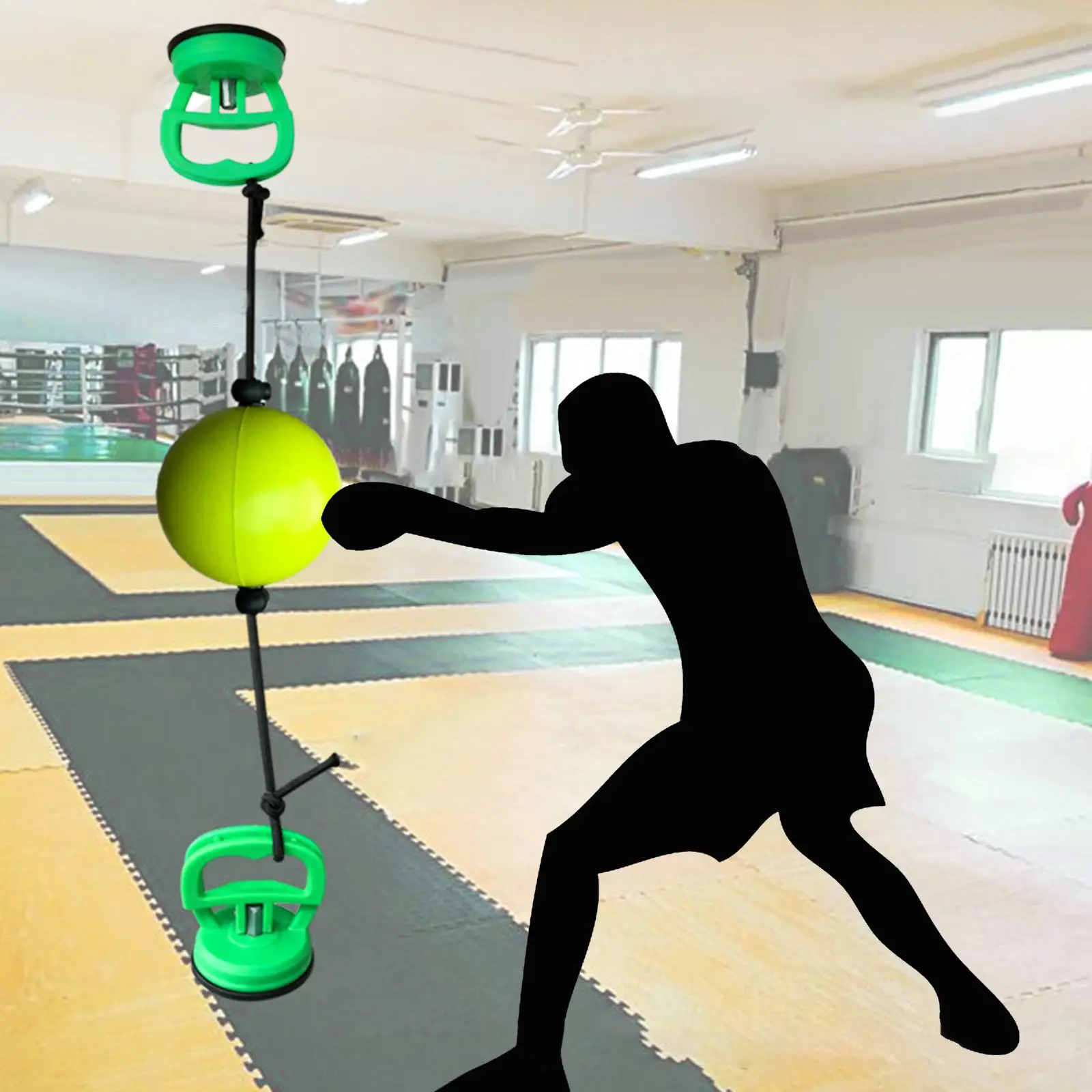 Double End Punching Ball Equipment Adjustable Suction Cup Boxing Ball for