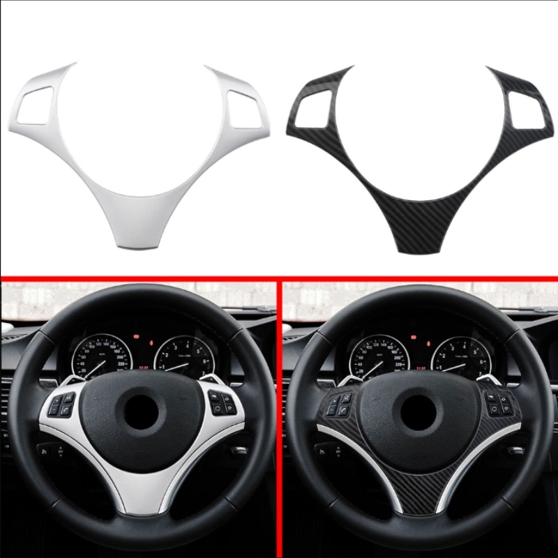 Auto Innere Lenkrad Panel Abdeckung Rahmen Trim für BMW E90 3 Serie 2005 - 2012 für BMW E87 1 Serie 2004-2011 Acc. – Detail 1
