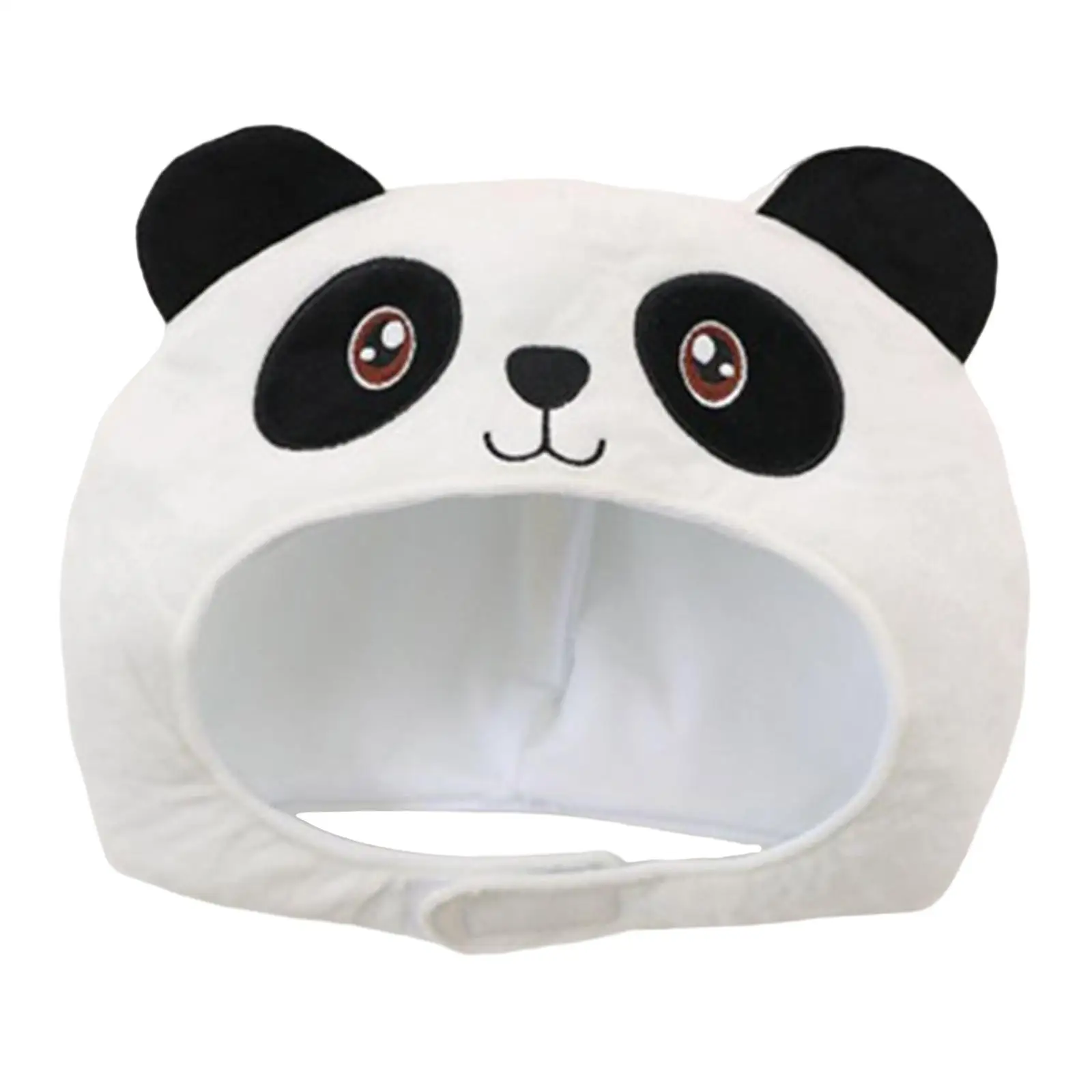 Cute Plush Panda Hat Funny Novelty Winter Ski Headgear Hood Cap for Photo Props Halloween Dress up Party Costume