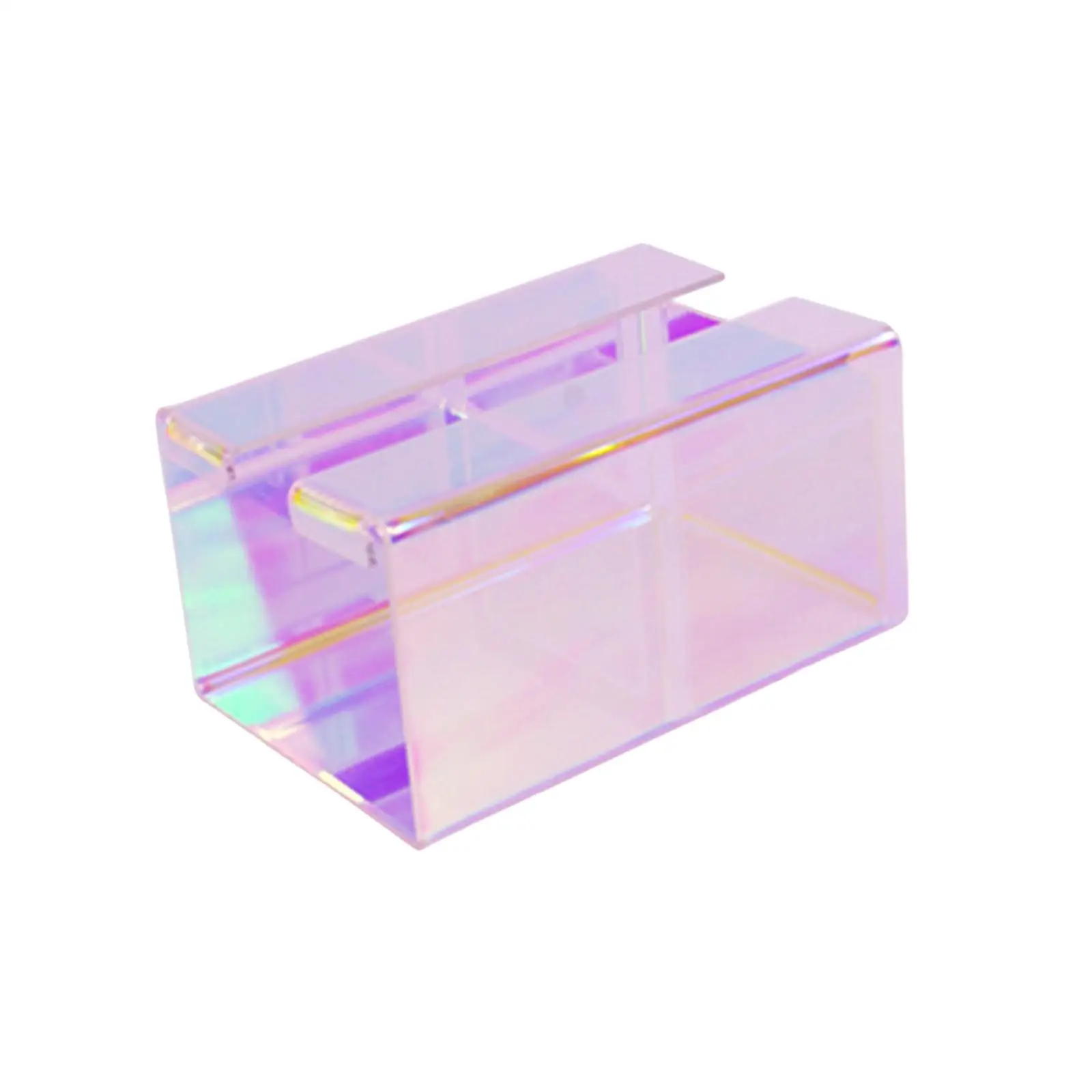 Paper box Modern Desktop Organizer Rectangular Clear Acrylic Tissue Box