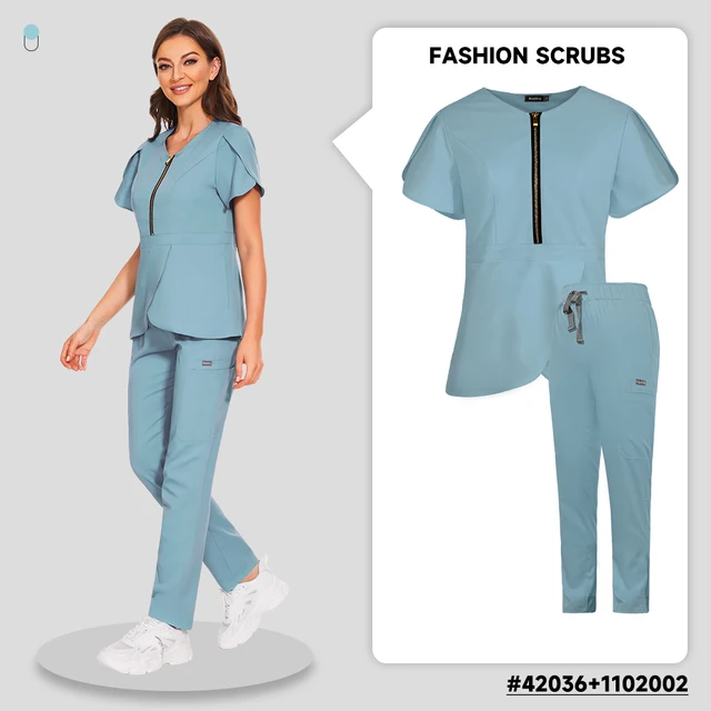 Pet Grooming Institutions Sets Beauty Salon Clothes Scrubs Clothes High  Quality Spa Uniforms Fashion V-Neck