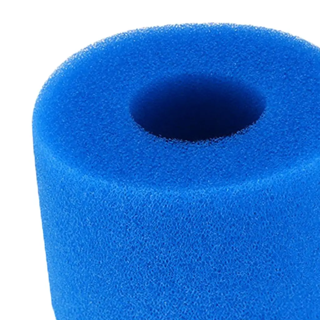 For   Type A Swimming Pool Filter Cleaner Foam Sponge Cartridge Blue