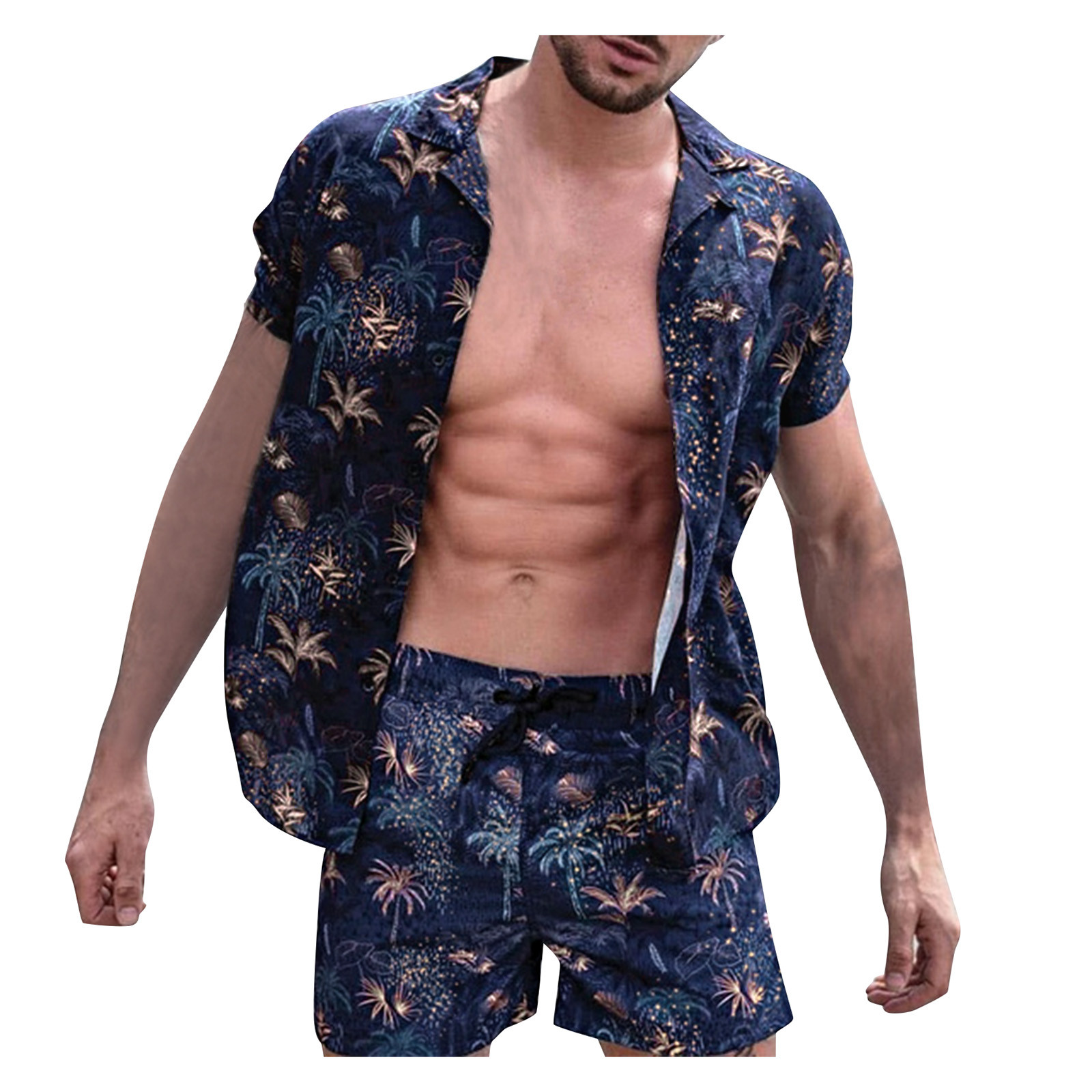 mens short set suit