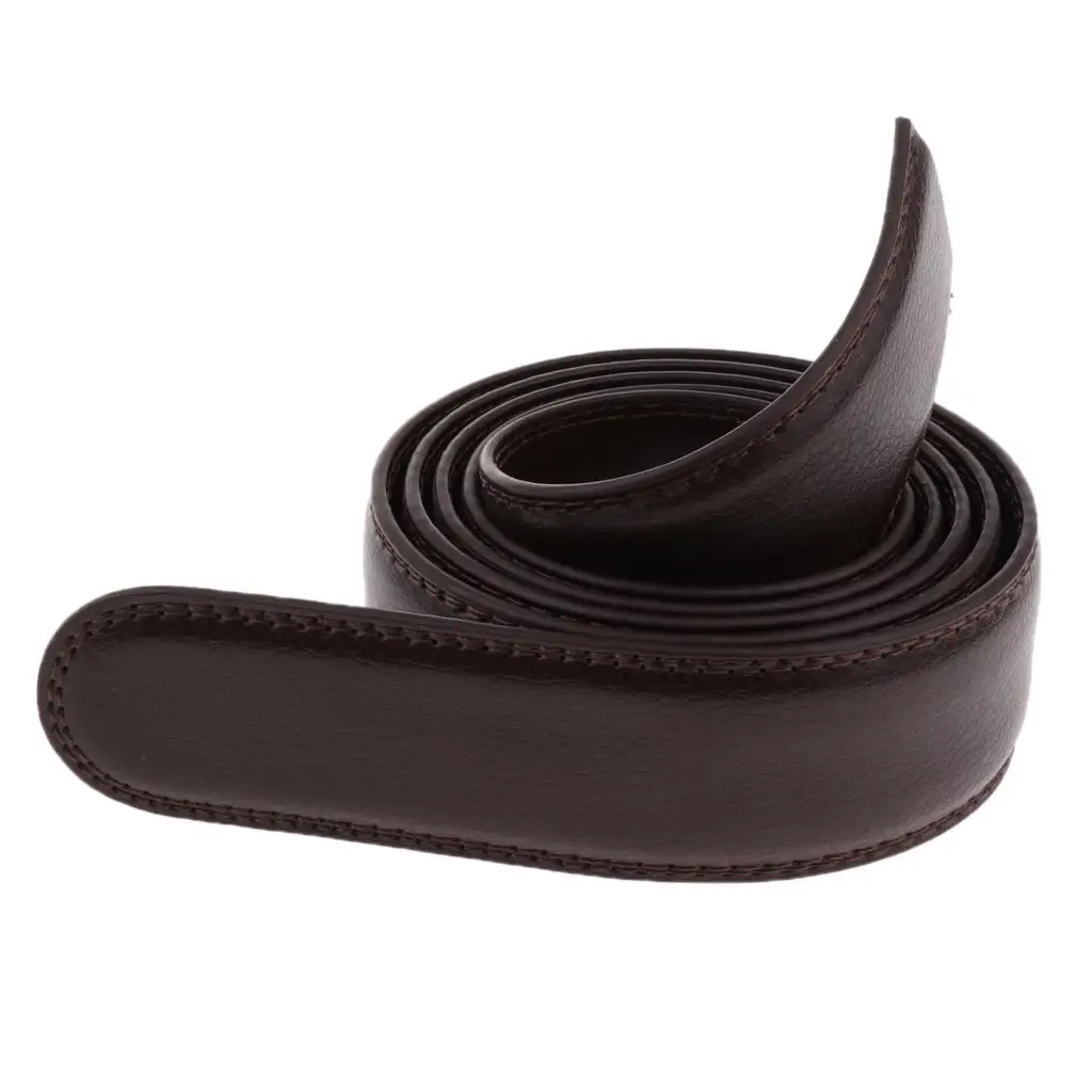 Men`s Fashion Leather Replacement Belt  Belt No Buckle 125cm/45 inch