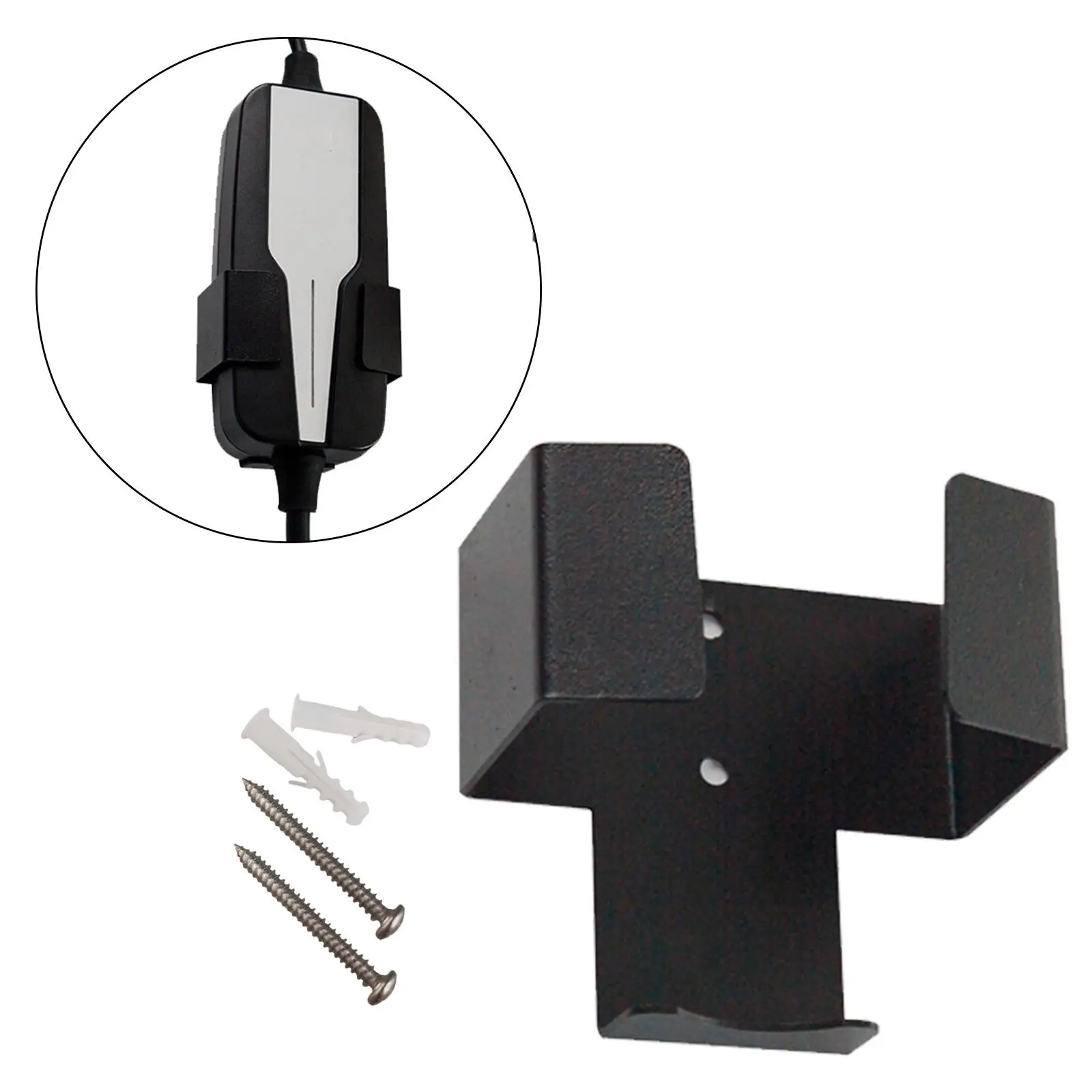 EV Charger Holder J-Hook Stay Organized for Model Y Electric Vehicle