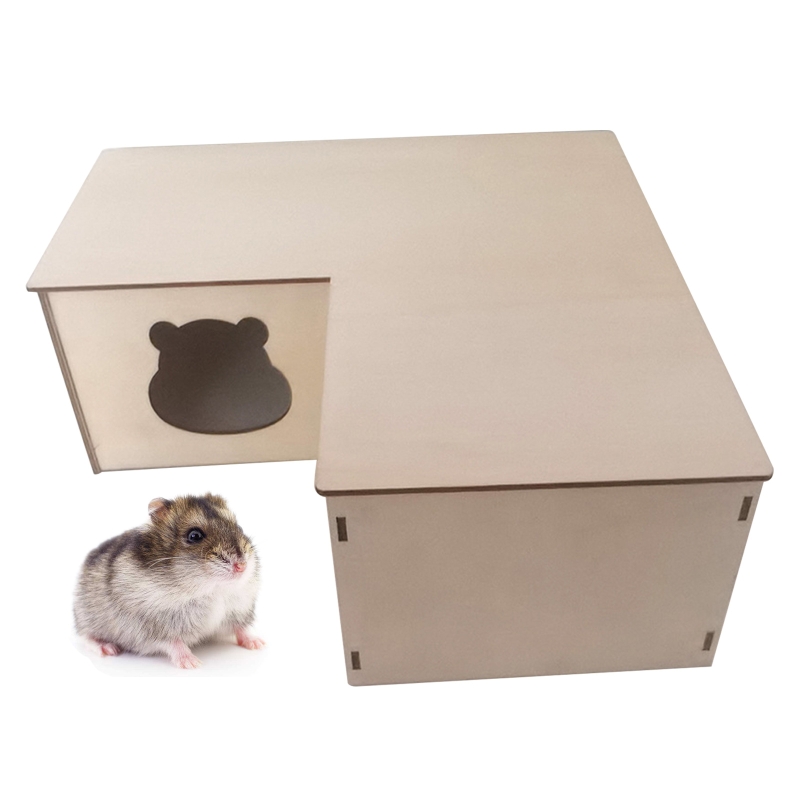 Title 10, Maison en bois pour Hamster, plusieurs chambres...