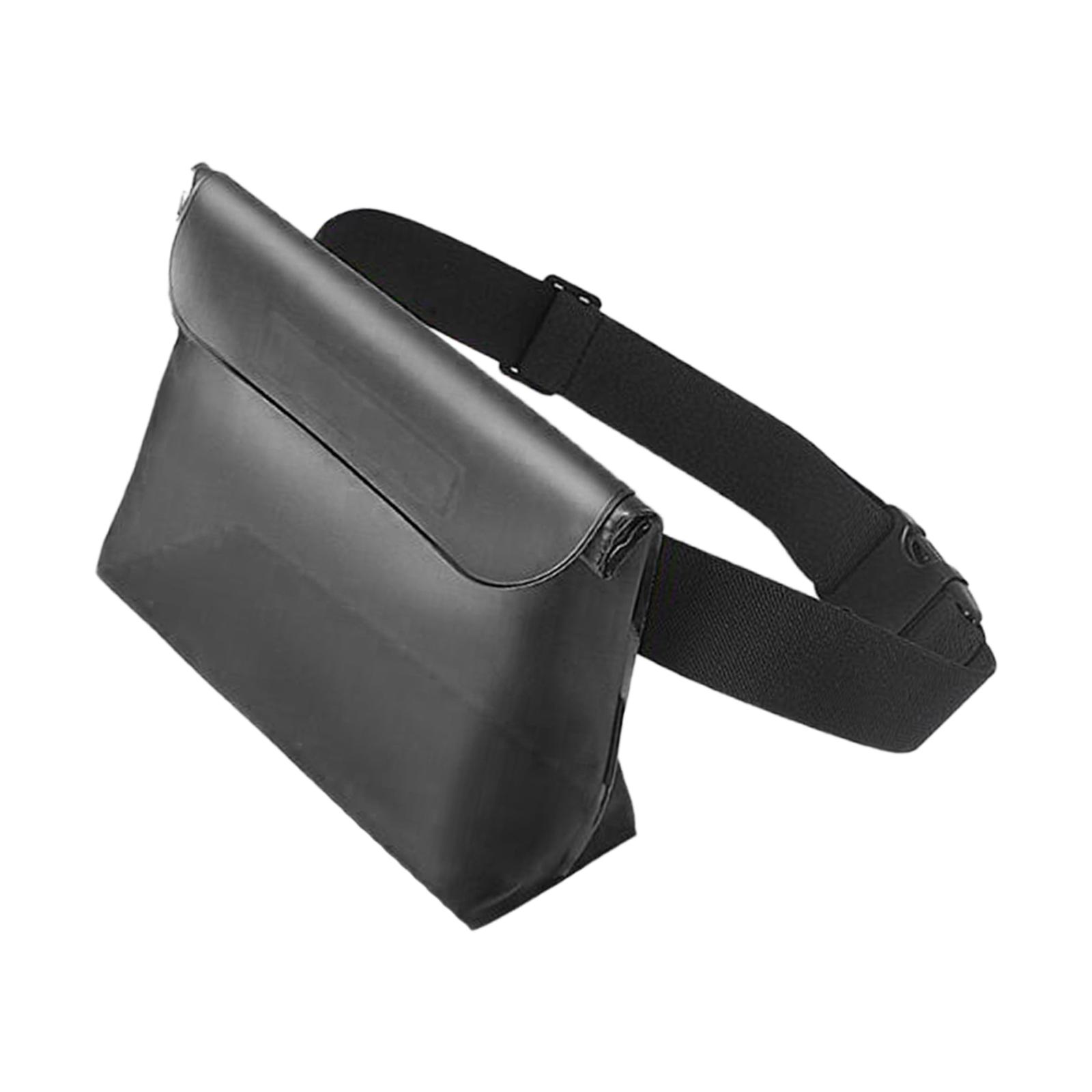 Waterproof Fanny Pack 20x16x8cm Screen Touchable Large Cross Body Waist Bag for Men Travel Outdoor Activities Water Parks