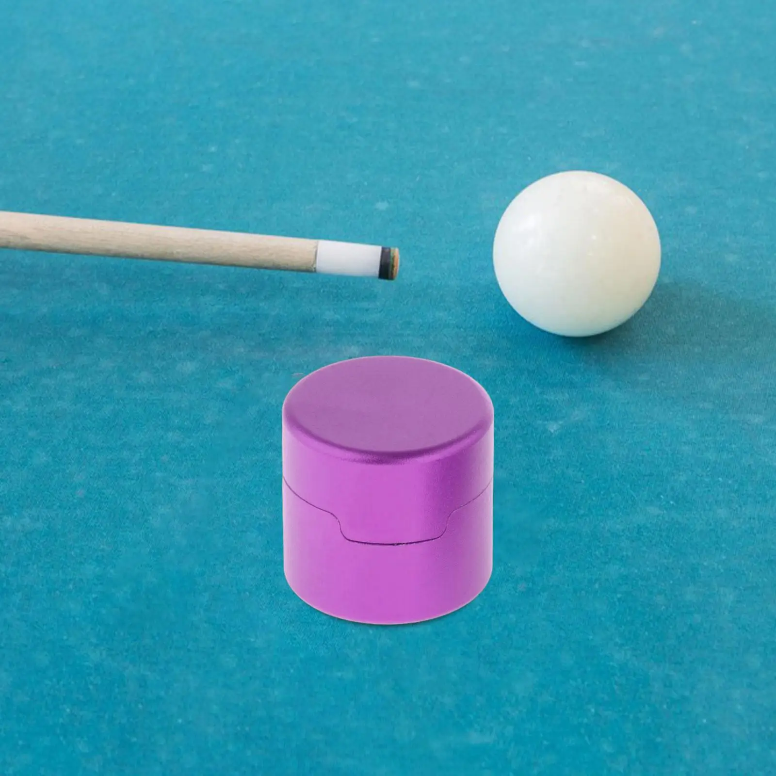 Pool Cue Chalk Holder Cup Container Easy to Use Portable Circular Organizer Practical Tool Billiards Snooker Accessories