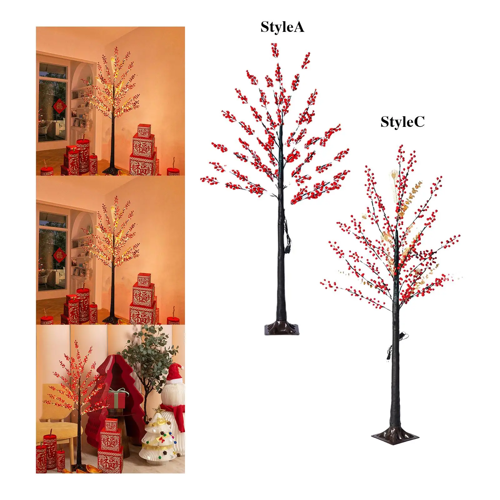 Artificial Tree Lights Fairy Lights Tree Year DIY for Gift for Girls Women