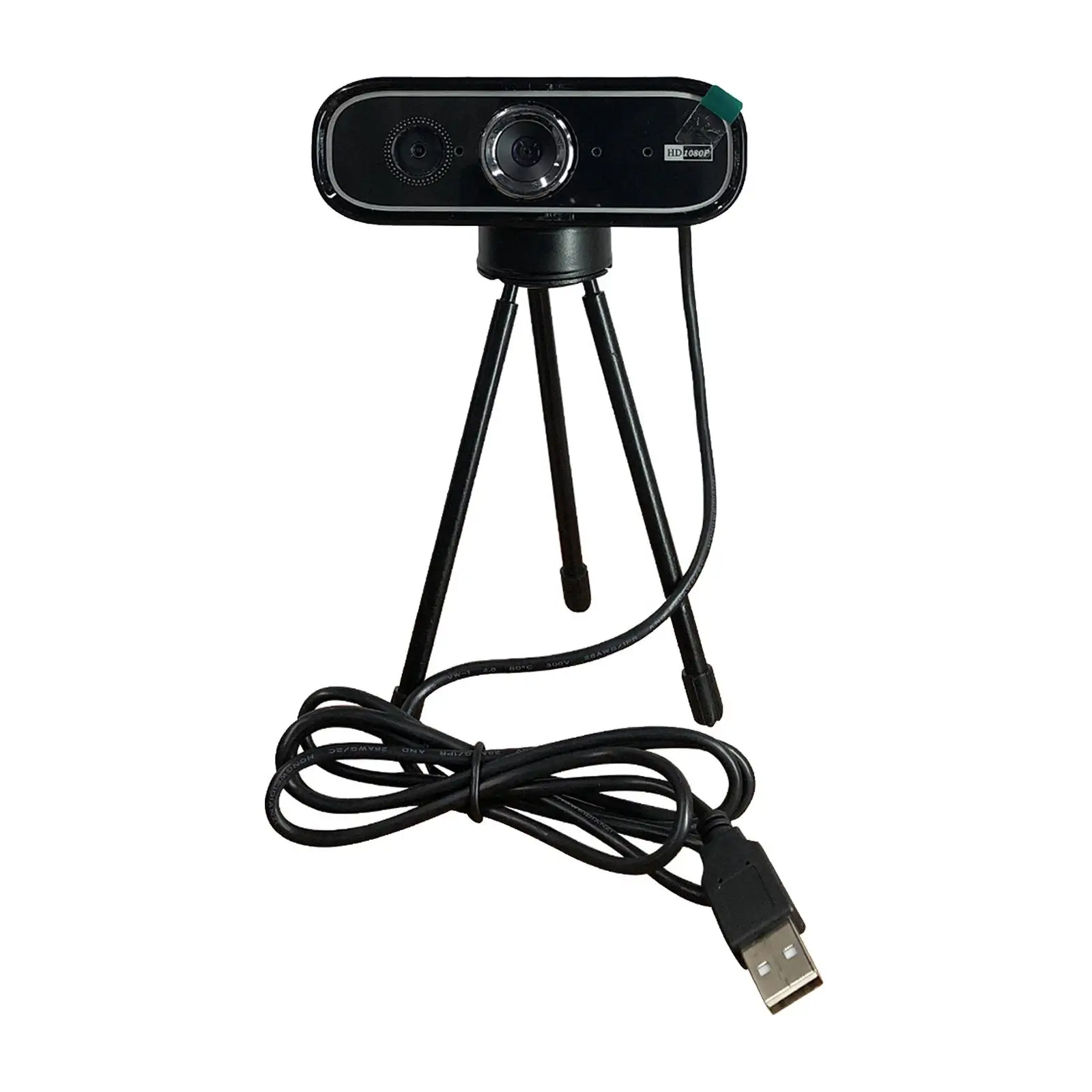 1080P Full USB web camera Cameras with Tripods Adjustable Clip Nanny Camera for Conference Meeting Video Call Online Teaching PC