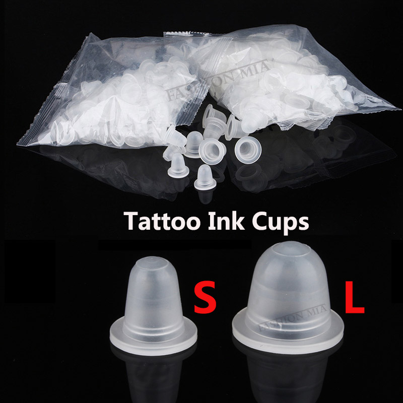 Best of 100Pcs Microblading Tattoo Ink Cups Disposable Silicone Pigment Caps Permanent Makeup Pigment Holder Containers Tattoo Accessory Reviews & Tips