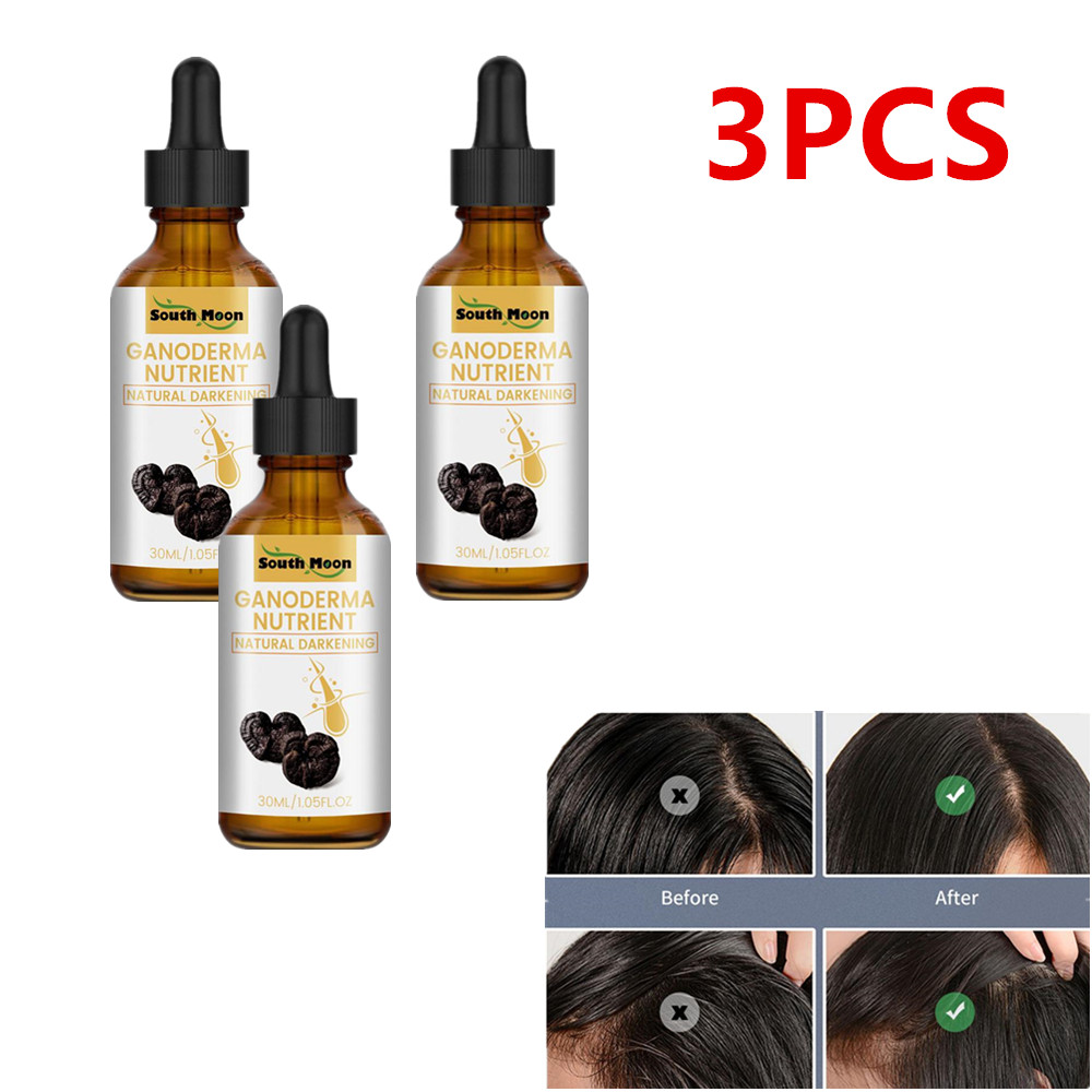 Best of 3Pcs Grey Hair Reverse Serums Ganoderma Nutrient Natural Darkening Serums 30ml Anti-Greying Hair Serums For Promoting Healthier Reviews & Tips